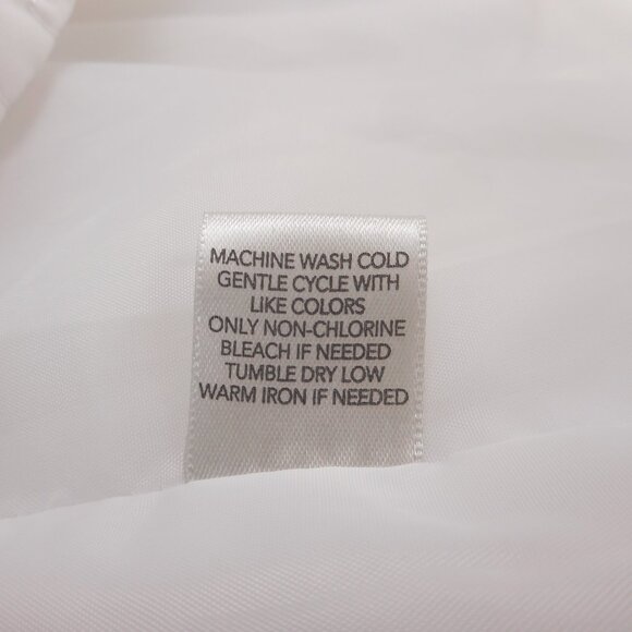 CJ Banks White Quilted Vest Womens size 2X [Approx] Full Zip Pockets Lightweight - Picture 8 of 10